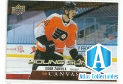 2020-21 UPPER DECK CANVAS YOUNG GUNS C110 EGOR ZAMULA
